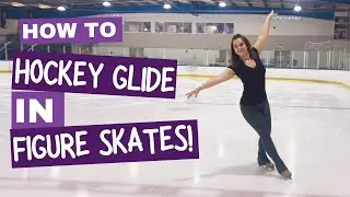 Learn Artistic Hockey Glides in Figure Skates!