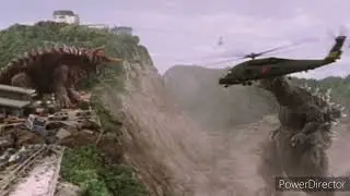 Godzilla vs Baragon with custom roars (Giant Monsters All Out Attack 2001)