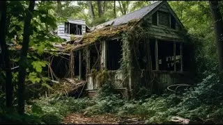 Clean up abandoned house, cut overgrown grass, drama transformation