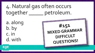 English Grammar Exercises #151 | Mixed Grammar Quiz English Test Hard #grammarpractice