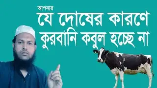 যে দোষেগুলার কারণে কুরবানী হচ্ছে না। Sacrifice is not being made due to those faults, Eidul azha