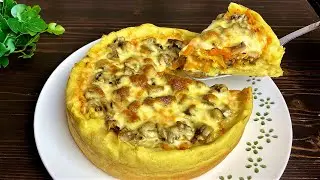 Wenn Sie 3 Kartoffeln und Ei haben, Backen Sie diesen leckeren Kartoffelkuchen!