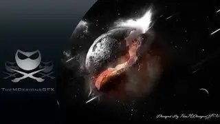 AdobePhotoshop ''Planet Explosion'' Speedart