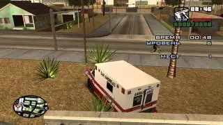 GTA SAN ANDREAS Как я пытался пройти миссию медика !