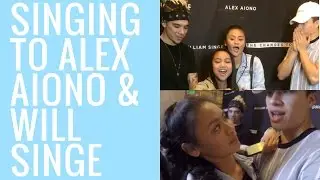 WE SANG TO WILL & ALEX AND I'M 