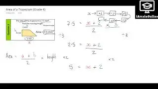 Area of a Trapezium