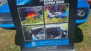 Superbird burn up but restored Mopar national pt.6