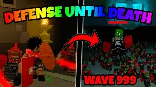 I Battled *ENDLESS* Zombie Hordes In Defense Until Death Simulator