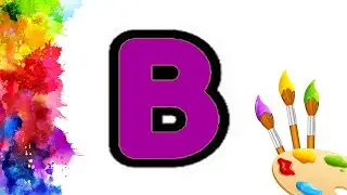 How to Draw an Alphabet Letter B 🔴 Drawing for Kids