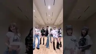 #JIN DOING 'CRAZY' DANCE CHALLENGE WITH LE SSERAFIM. #kpop #jin #lesserafim #crazy #army #kpop
