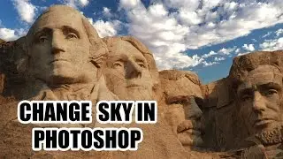 HOW TO CHANGE SKY/CLOUDS IN PHOTOSHOP CS6