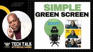 Simple Portable Green Screen for Zoom Virtual Backgrounds