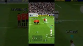 MESSI STUNNING FREE KICK.💥⚽ #efootball #pesmobile