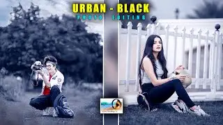 Photoshop 7.0 Urban Black Photo Editing Step by Step - Photoshop Photo Editing