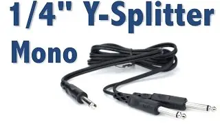 Hosa Mono Y-Splitter - Split 1 Output Into 2 Inputs!