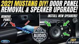 2021 Ford Mustang How to replace speakers
