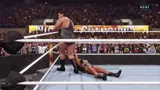 Andre The Giant vs. Chyna Lady Wrestler Legendary Intergender Match || WWE August 20, 2024