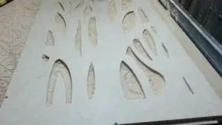 Painel Decorativo Árvore Chapa De 15mm  Cortando em Duas Passadas