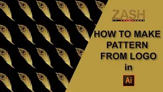 How to make PATTERNS from Logo | Adobe Illustrator Tutorial | 2021 #graphicdesign #adobeillustrtor