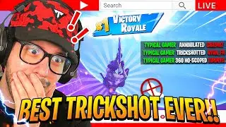 Typical Gamer's BEST and MOST INSANE TRICKSHOTS EVER!! (Epic Fortnite Battle Royale Trickshots!)