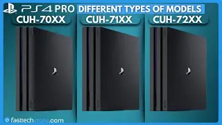 The 3 different types of PS4 Pro