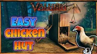 Easy Chicken Hut that doubles as a Breeder 🐔🥚 |  Valheim 2026