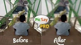 Cara membuat foto bokeh(Tutorial Picsay Pro 2)