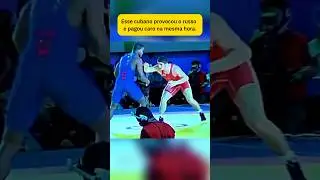 Esse cubano  provocou o russo  e pagou caro na mesma hora 