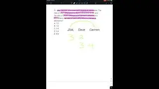 ACT Math 36 in 60 Ratios