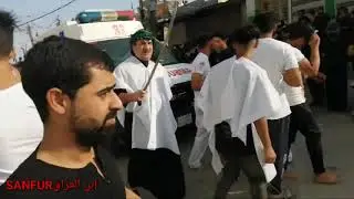 تطبير موكب انصار اهل البيت《ع》 سوق الشيوخ- صباح العاشر من- محرم الحرام- 1442 -2020