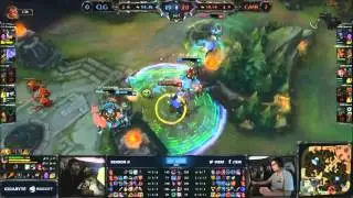 Crazy fighting and trading between GMB and CLG (ESL Finals Game 3)