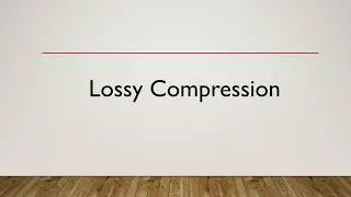 The Basics of Lossy and Lossless Compression