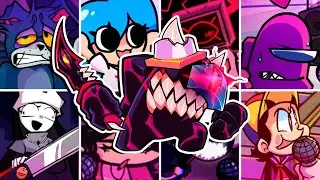 FINALE but Every Turn a Different Character Sings 🎤 ( FNF FINALE ) 💜