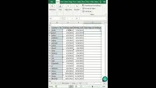 How to calculate the number of days between two Excel dates😎 🚀| Here's a quick excel  tip