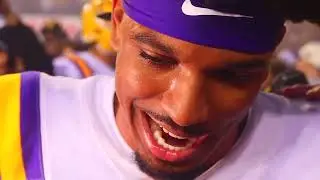 WATCH!!! LSU MAYHEM CROWD storms field after LSU BIG upset against Alabama Jayden Daniels Postgame