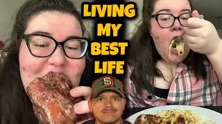 Reacting To The TikTokker Who Quit Ozempic To Do Mukbangs...