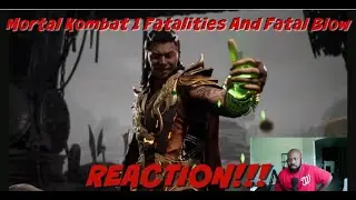 Mortal Kombat 1 All Fatalities And Fatal Blow REACTION!!! #mortalkombat