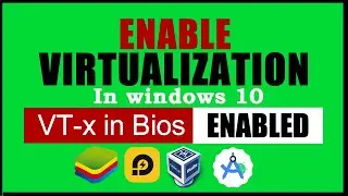 How to enable virtualization in windows 10 | Enable VT-x in Bios setting easily, 2023 method.