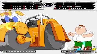 mugen 1.1 kof black hell cheap homer type & cheap peter type vs kaguya luna & fubuki shirakami