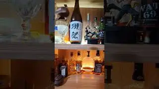 Iced Japanese SAKE 獺祭 with Fresh Prunus Domestica