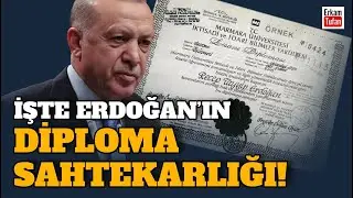 ERDOĞAN'IN DİPLOMA SAHTEKARLIĞI! BELGELERİYLE AÇIKLIYORUM!