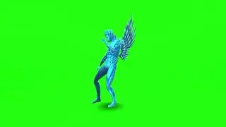 tak tau harus bagaimana // ice man elemental Dance // Green Screen