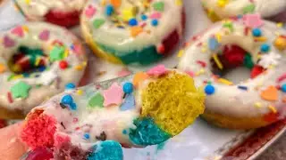 GÖYQURŞAĞI BİSKVİTİ😍🌈///// БИСКВИТ РАДУГА 😍🌈/// AynuraOmarova