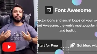 How to Add & Use Font Awesome Icons | Sign Up & Login in Font Awesome | in Urdu | Anis Arif