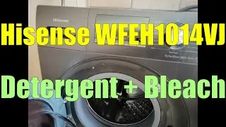 Washing Machine Hisense WFEH1014VJ Where to put detergents and bleach