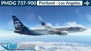 [MSFS] PMDG 737-900ER Alaska Airlines | Portland to Los Angeles | VATSIM Full flight