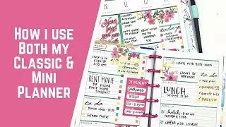 How I Use Both My Classic & Mini Planner