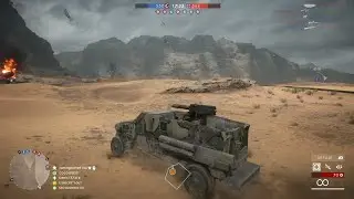 Battlefield 1: Armored Anti-Aircraft Truck gameplay (No Commentary)
