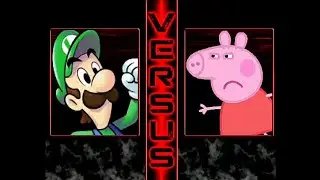 M.U.G.E.N #67: Super Better Luigi and Elsa vs Peppa Pig and SpongeBob