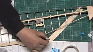 Part8 Building the Sunbird V2 powered Glider    Aileron Servo and Linkage